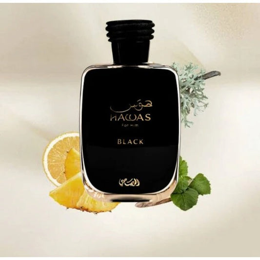 Rasasi Hawas Black For Men Eau De Parfum 100 ml